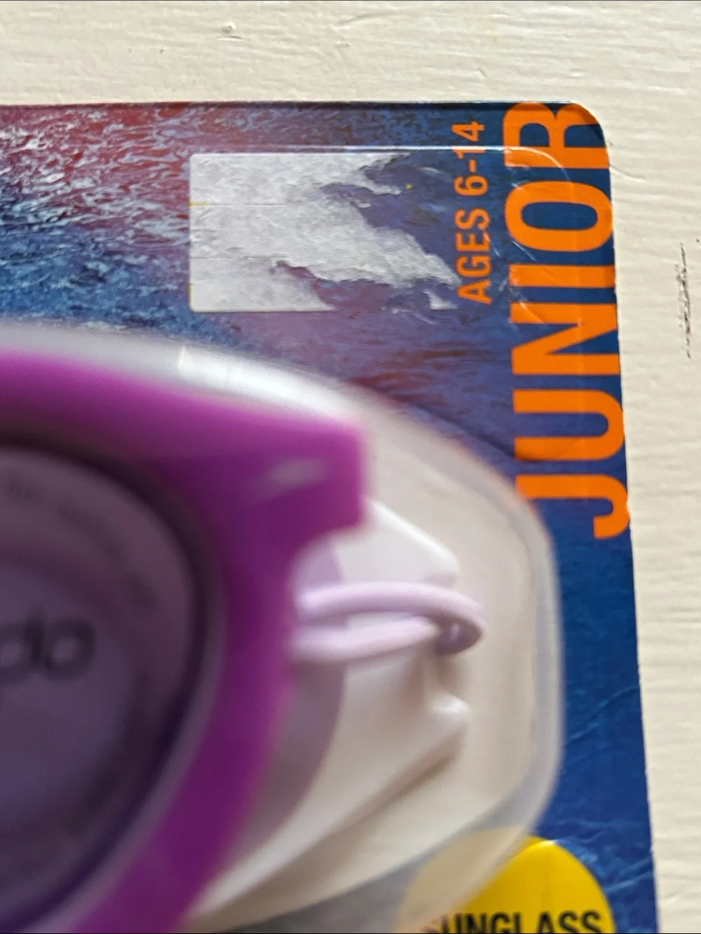 Speedo Purple and White Junior Swim Goggles